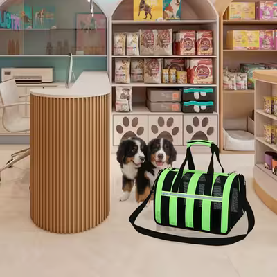 Sac de Transport Chien - MeshPetCarrier™ - Vert