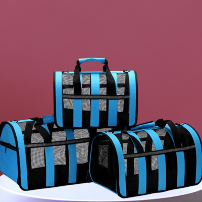 Sac de Transport Chien - MeshPetCarrier™ - Bleu