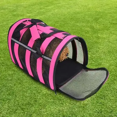 Sac de Transport Chien - MeshPetCarrier™ - Rose