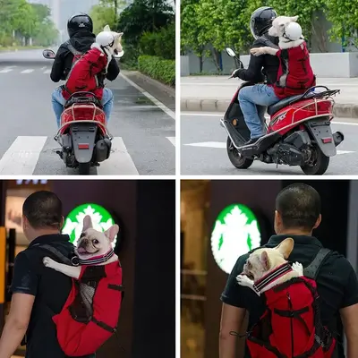 Sac à Dos pour Chien - PetBackpack™ - Rouge