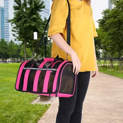 Sac de Transport Chien - MeshPetCarrier™ - Rose